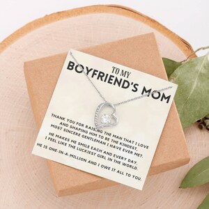 My Boyfriends Mom Christmas Gift to My Boyfriends Mom Necklace ...
