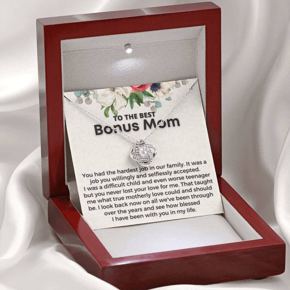  Diosky Bonus Mom Gifts, Bonus Mom Necklace - Step Mom