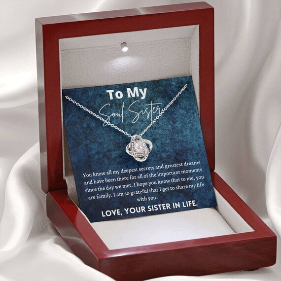 Soul Sister Soul Sister Necklace to My Soul Sister Jewelry Gifts