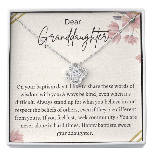 Baptism gifts from grandparents | Granddaughter Baptism Gift | Baptism Gift for Granddaughter