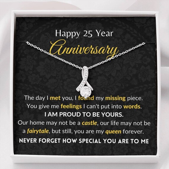 25th Anniversary Unique 25th Anniversary Gifts 25th Wedding