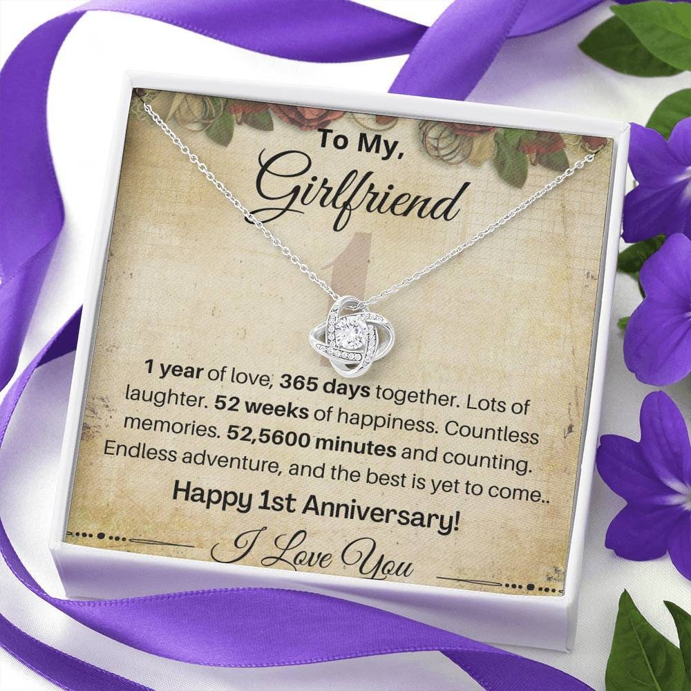 1 Year Anniversary Gift For Girlfriend One Year Anniversary Etsy