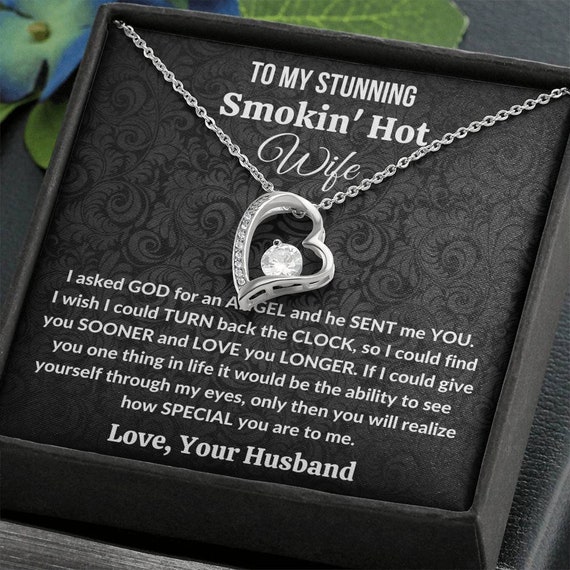 Wife Gift Anniversary gift for wife wife christmas gift from husband birthday gifts for her wife jewelry for my wife Wife Necklace