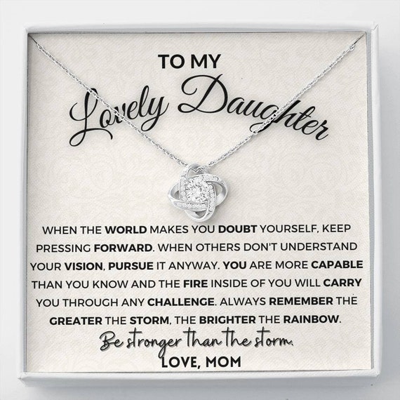 Daughter Necklace Gift for Daughter Gift to Daughter Jewelry