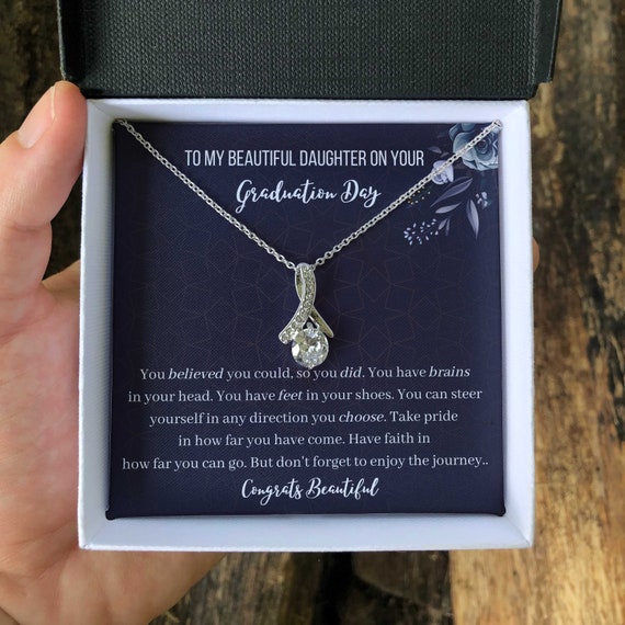 Graduation necklace hotsell for daughter