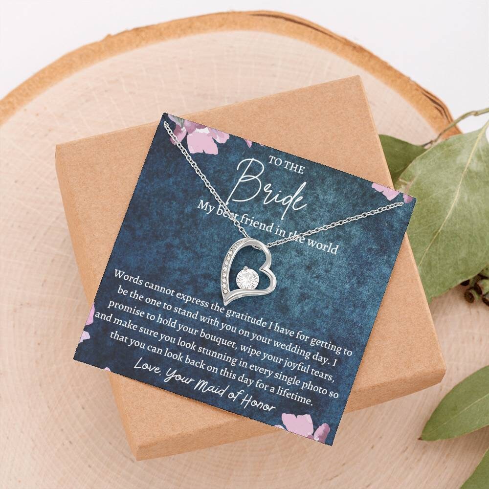 Maid of honor gift to bride Gift for bride from maid of Etsy