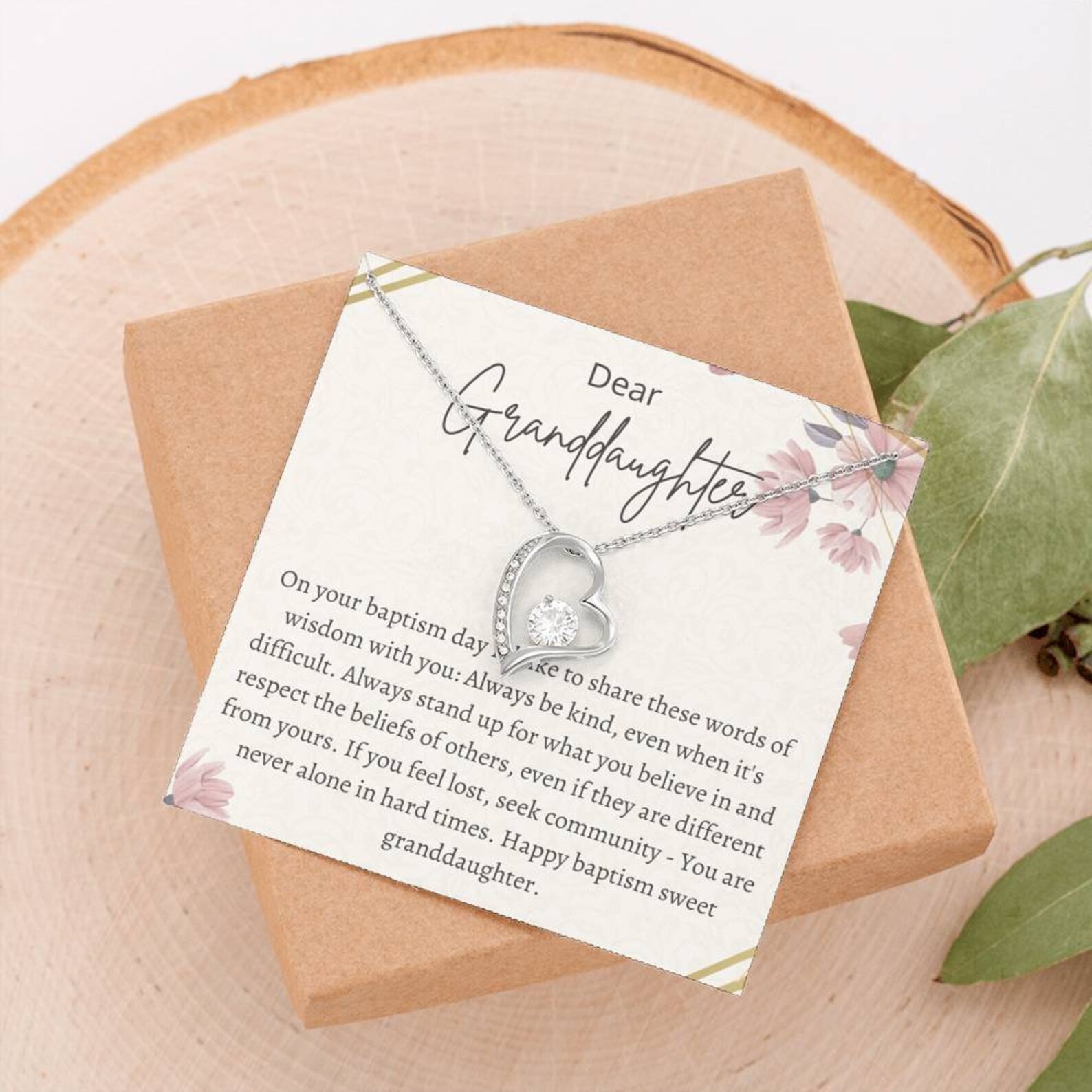 Baptism Gifts From Grandparents Granddaughter Baptism Gift Etsy UK