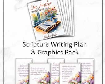 einander Schrift-Schreibplan | Bibellesung, Dankbarkeits-Journal (PDF)