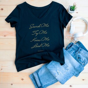 Search Me Try Me SVG Christian Cut File for Cricut, Silhouette, ScanNCut, etc.