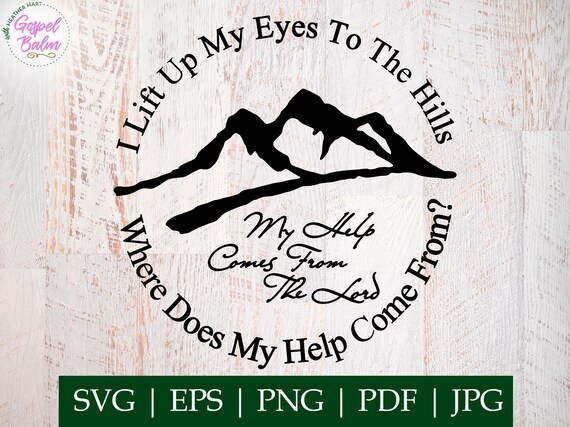 I lift my eyes to the mountains | My help comes from the Lord {Pouch} I lift my eyes to the mountains | My help comes from the Lord {Pouch}