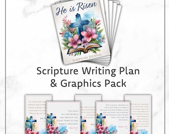 Osterschrift-Schreibplan- und Grafikpaket (digitaler Download)