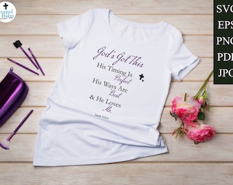 Gott hat dies SVG, christliches T-Shirt-Design (digitaler Download)