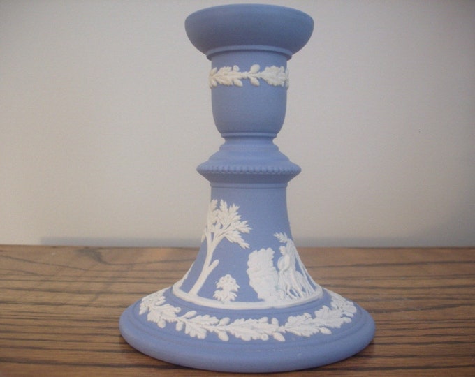 Single WEDGWOOD Jasperware Candle Holder Made in 1973 Etsy