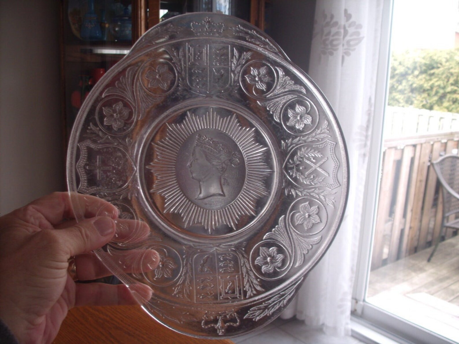 Antique NOVA SCOTIA Glass Commemorative Queen Victoria 50th Etsy