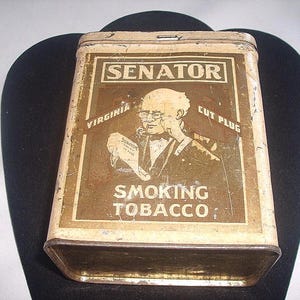 Old Pipe Tobacco Tin