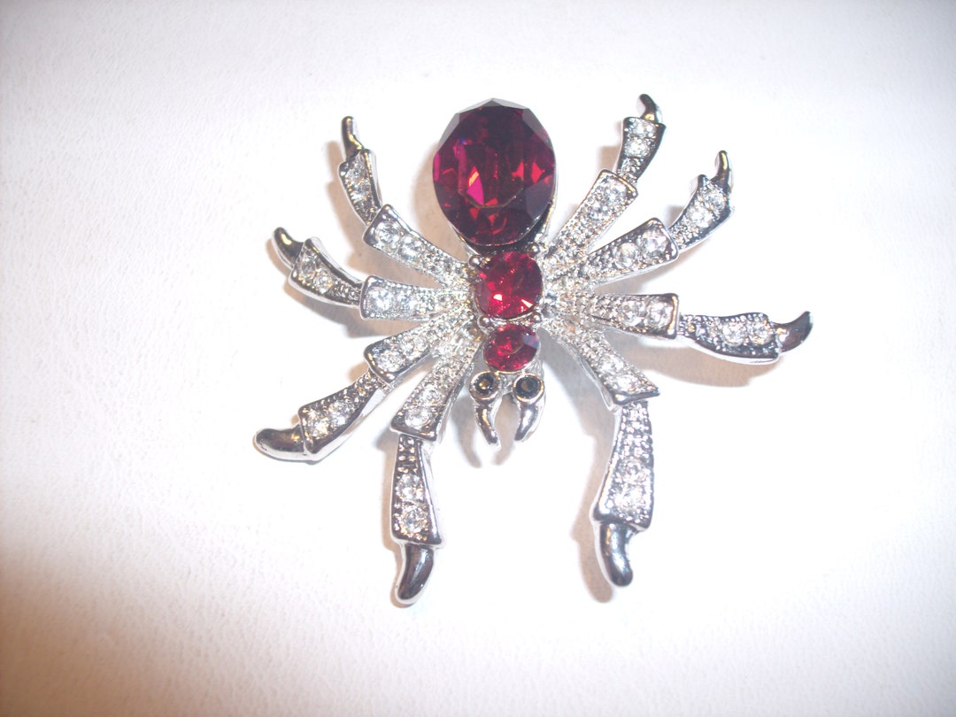 Broche Araignée Swarovski | Steampunk Store