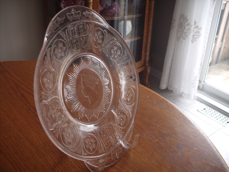 Antique NOVA SCOTIA Glass Commemorative Queen Victoria 50th Etsy