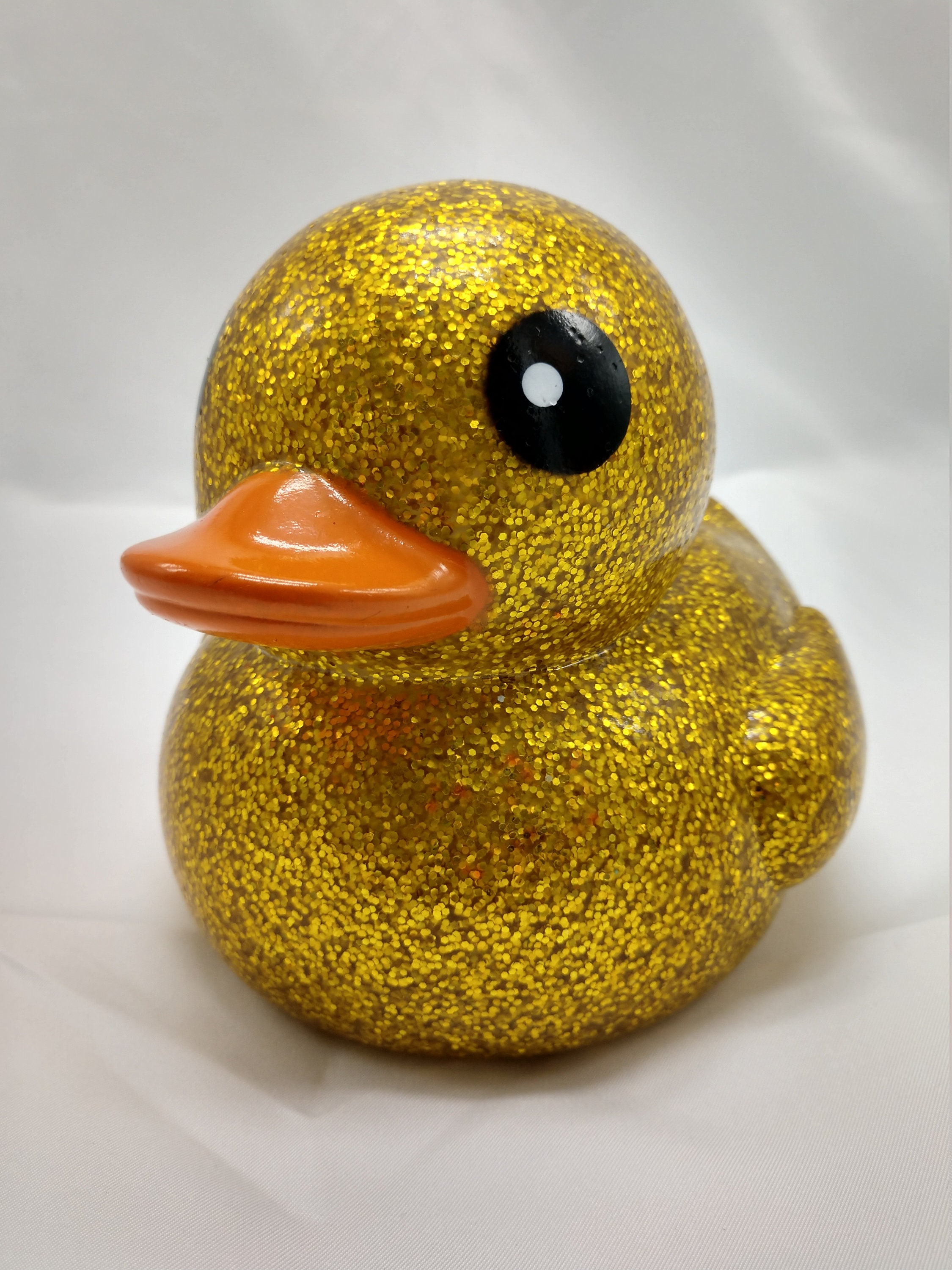 HUGE 6 Rubber Ducks Glitter Duck Several Colors Etsy
