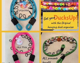 Rubber Duck Holder for Jeep Owners - Ducks Up - 100% Charity Benefiting Animal Sanctuary