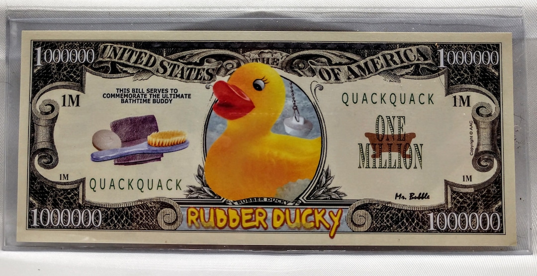 Rubber Duck Dollar 'A Million Ducks' Etsy Singapore