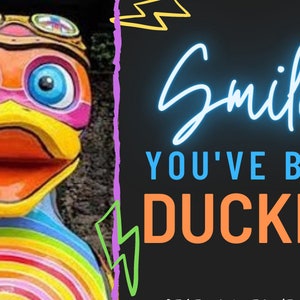 Duck Duck You've Been Ducked Rubber Ducks Ducking Tags - Etsy