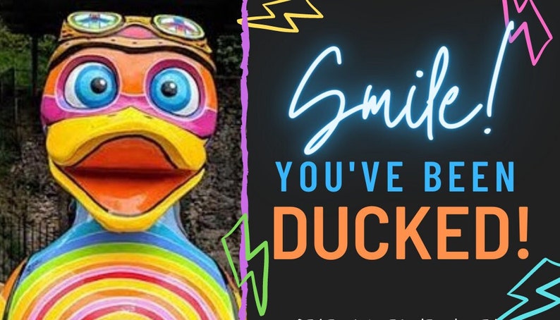 Pato Pato Te han esquivado - Patos de goma - Etiquetas de esquivar - Bolsa con cordón *MEZCLA ALEATORIA imagen 5