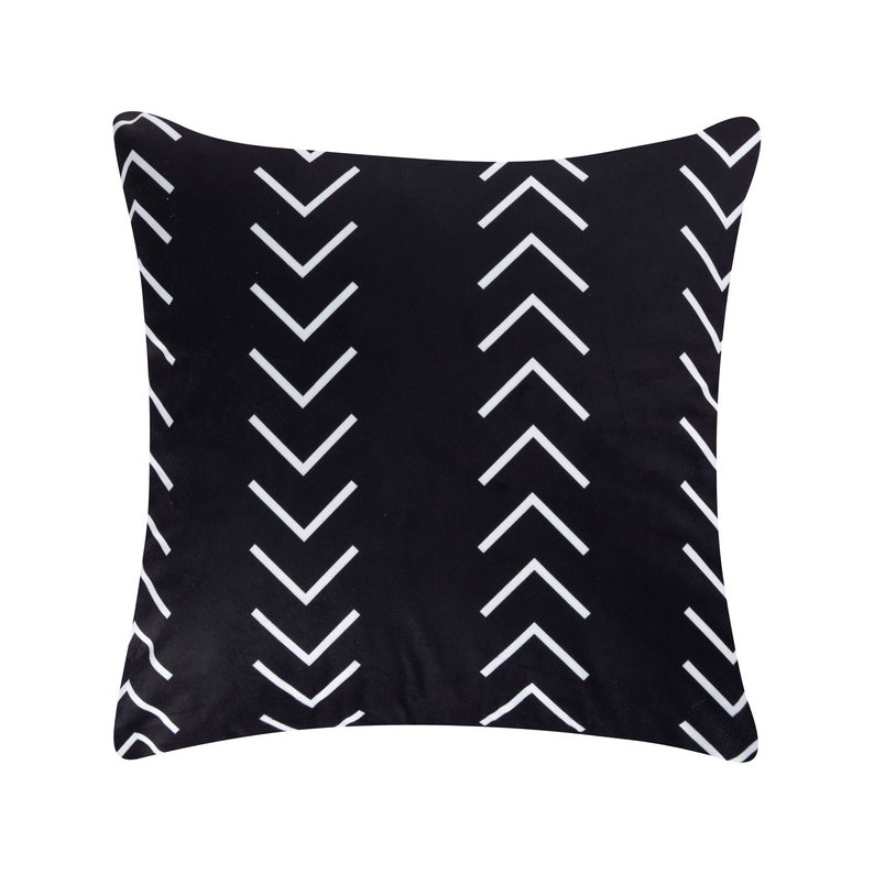 Geometric Throw Pillow Covers Decorative Pillows Microfiber Etsy