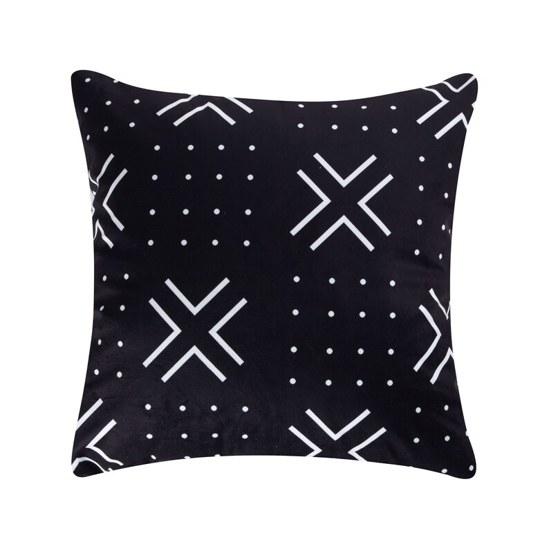 Geometric Throw Pillow Covers Decorative Pillows Microfiber Etsy