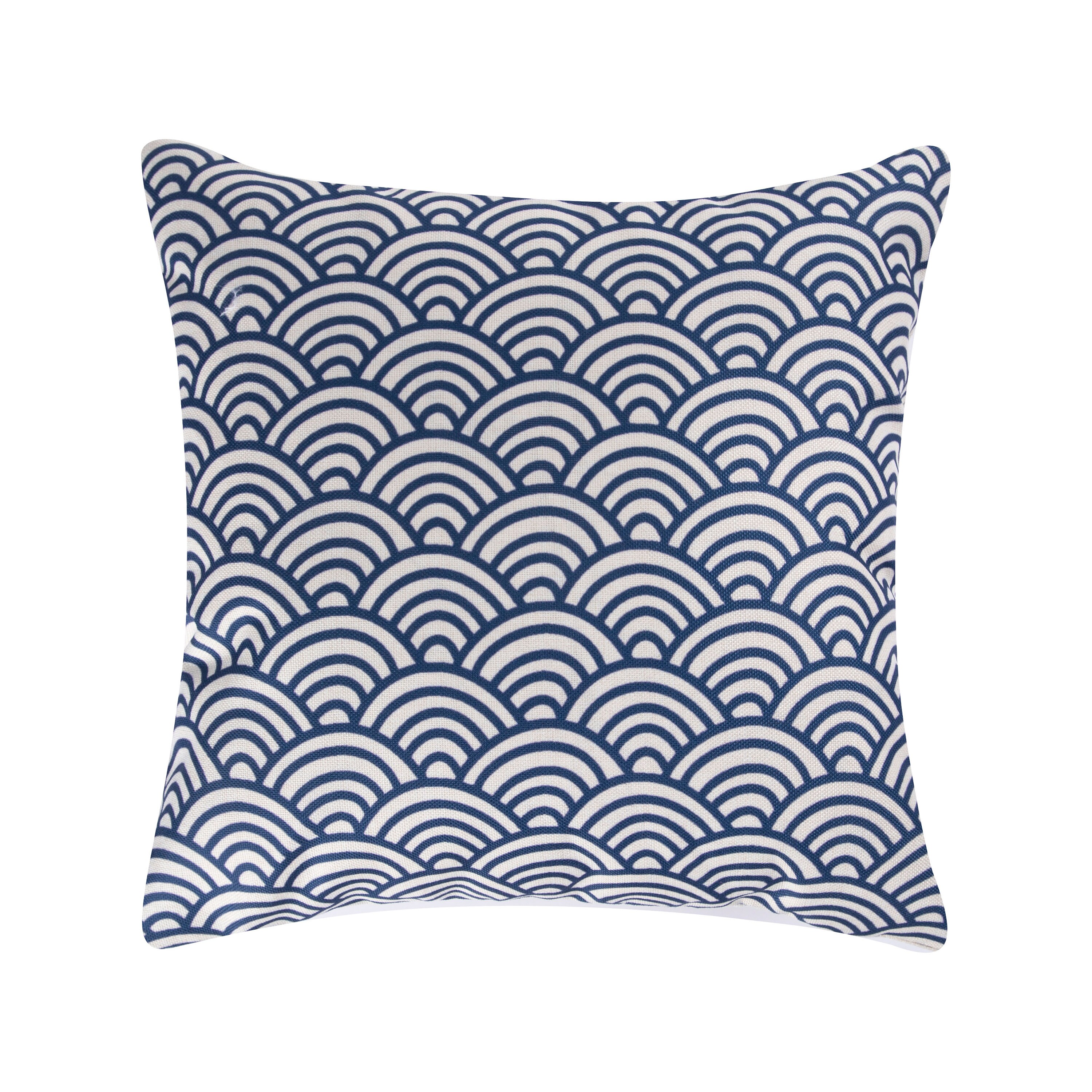 Blue & White Geometric Throw Pillow Covers Decorative Etsy