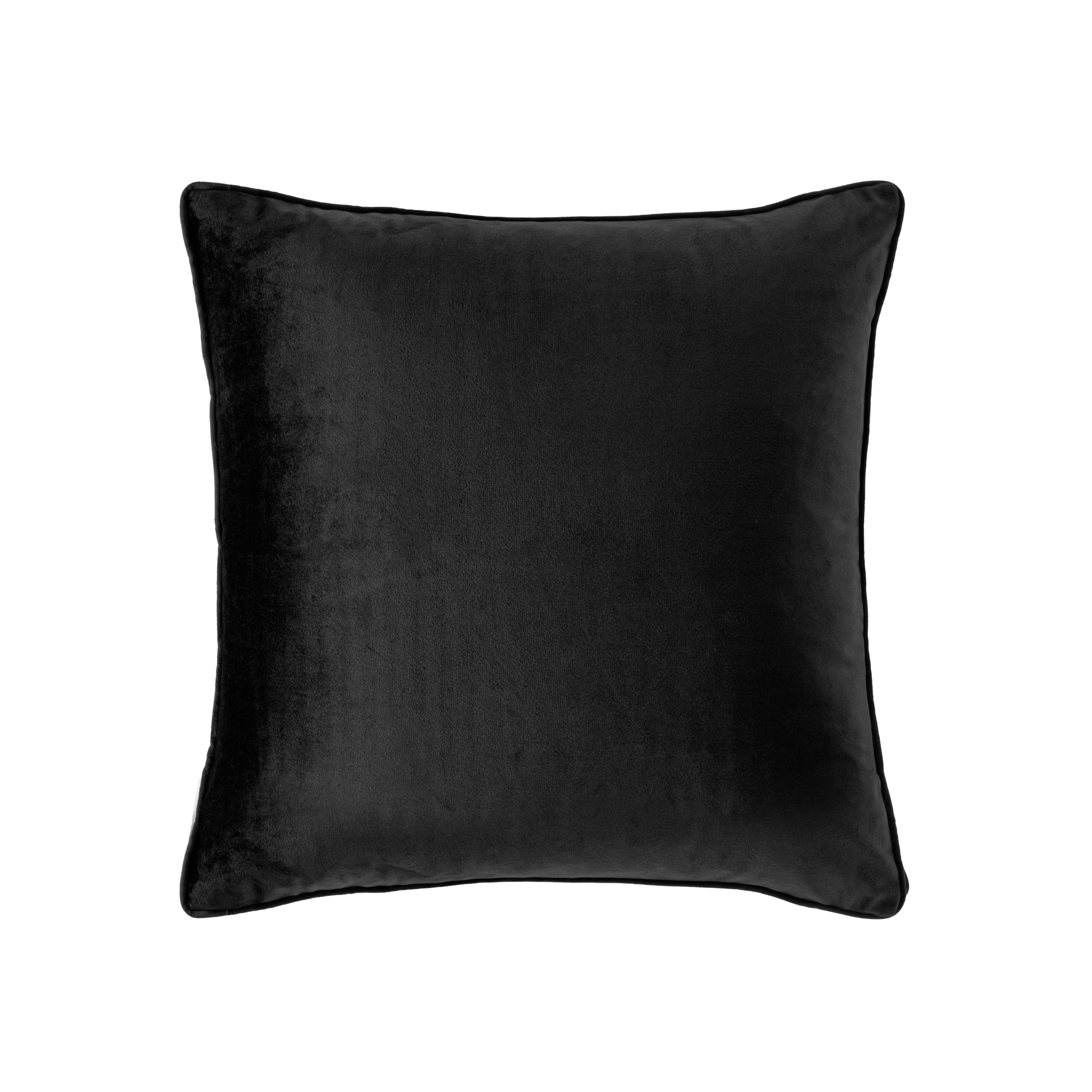 Dark Blue Velvet Decorative Throw Pillow Cover 18x18 Modern Etsy