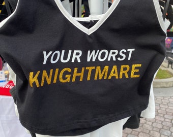 Your Worst Knightmare UCF Cute Tailgate Halter Crop Top