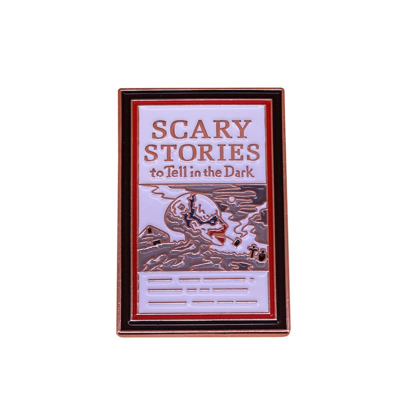 Pin 90s Nostalgia Pin 80s Nostalgia Pin Lapel Pin Clothes Decoration Scary Stories to Tell in the Dark Enamel Pin Hat Pin