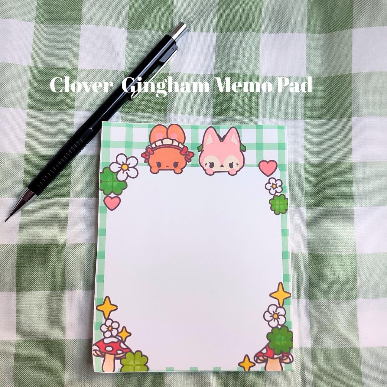 Clover Memo Pad - Etsy