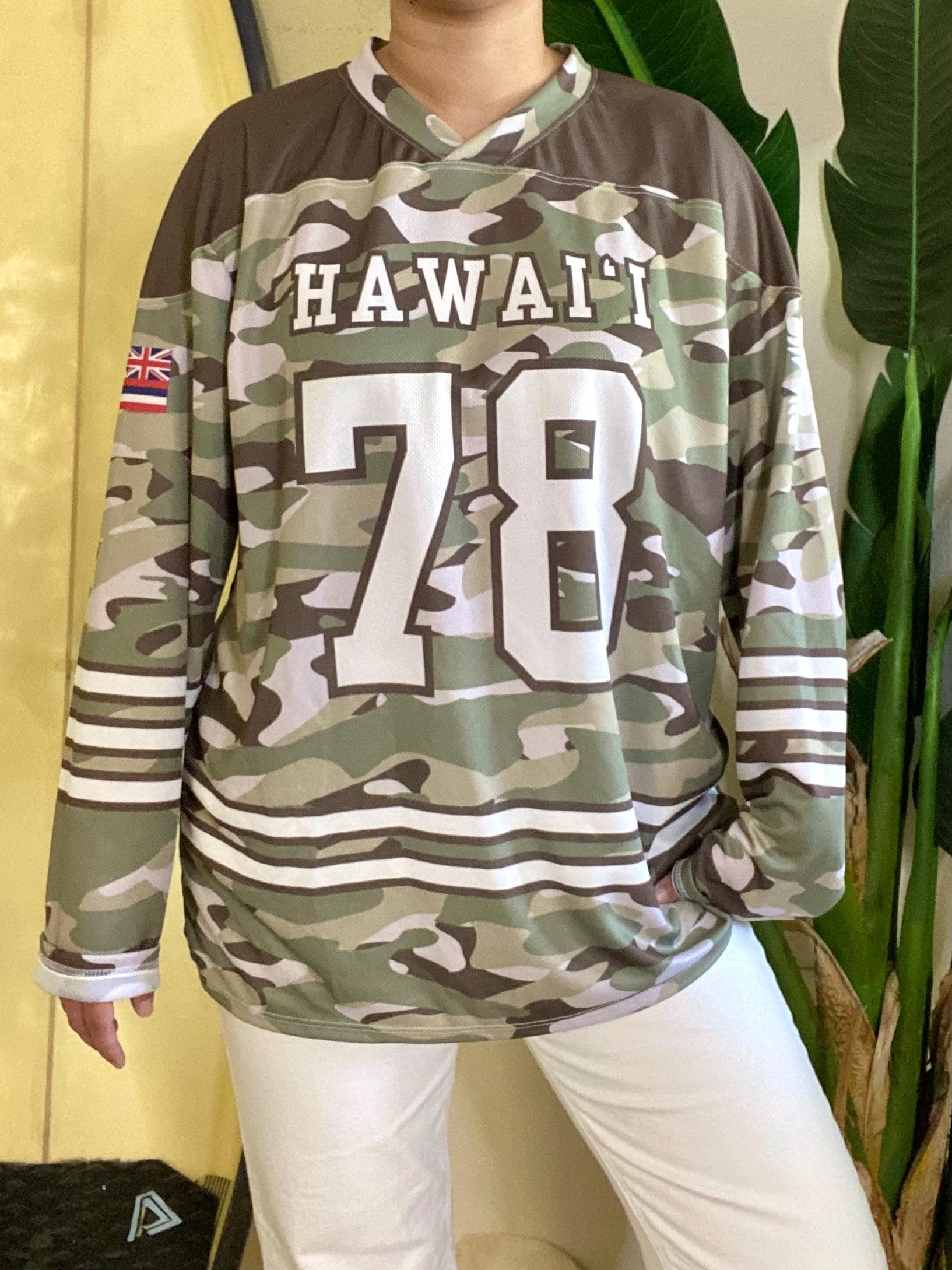 Hawaiʻi 78 Camo Long Sleeve Jersey