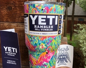 flamingo yeti tumbler