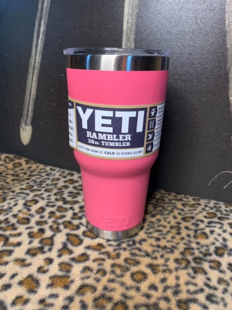 Hot Pink Yeti Rambler 20oz et 30oz Barbie Pink Yeti Etsy