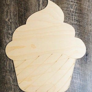 Archivos de corte láser Glowforge. SVG, archivos DXF para el diseño de cupcakes