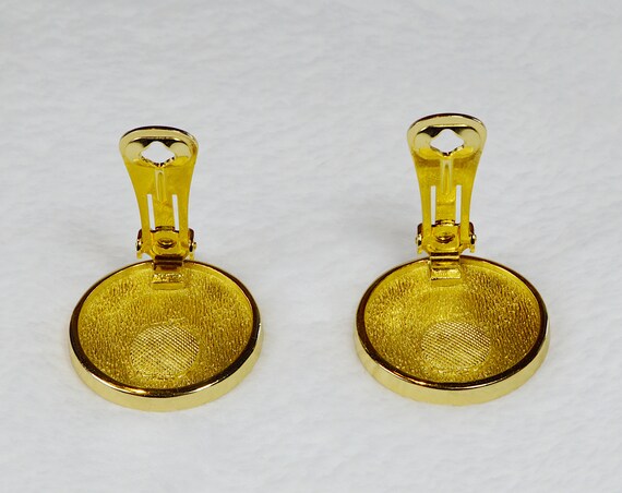 CHRISTIAN DIOR Earrings, Gold Plated Earrings wit… - image 7