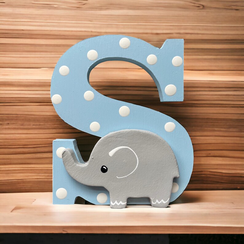 Jungle Nursery Decor, Baby Boy Nursery Name Sign, Boho Nursery Letters