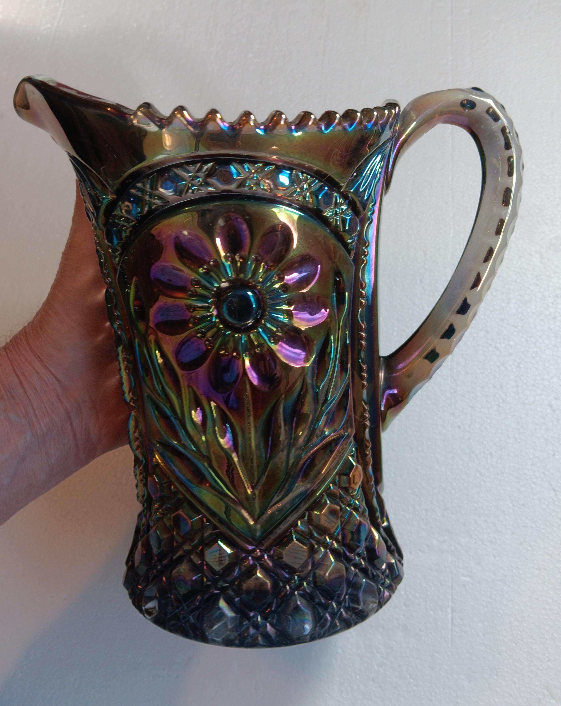 Rainbow Carnival Glass - Etsy