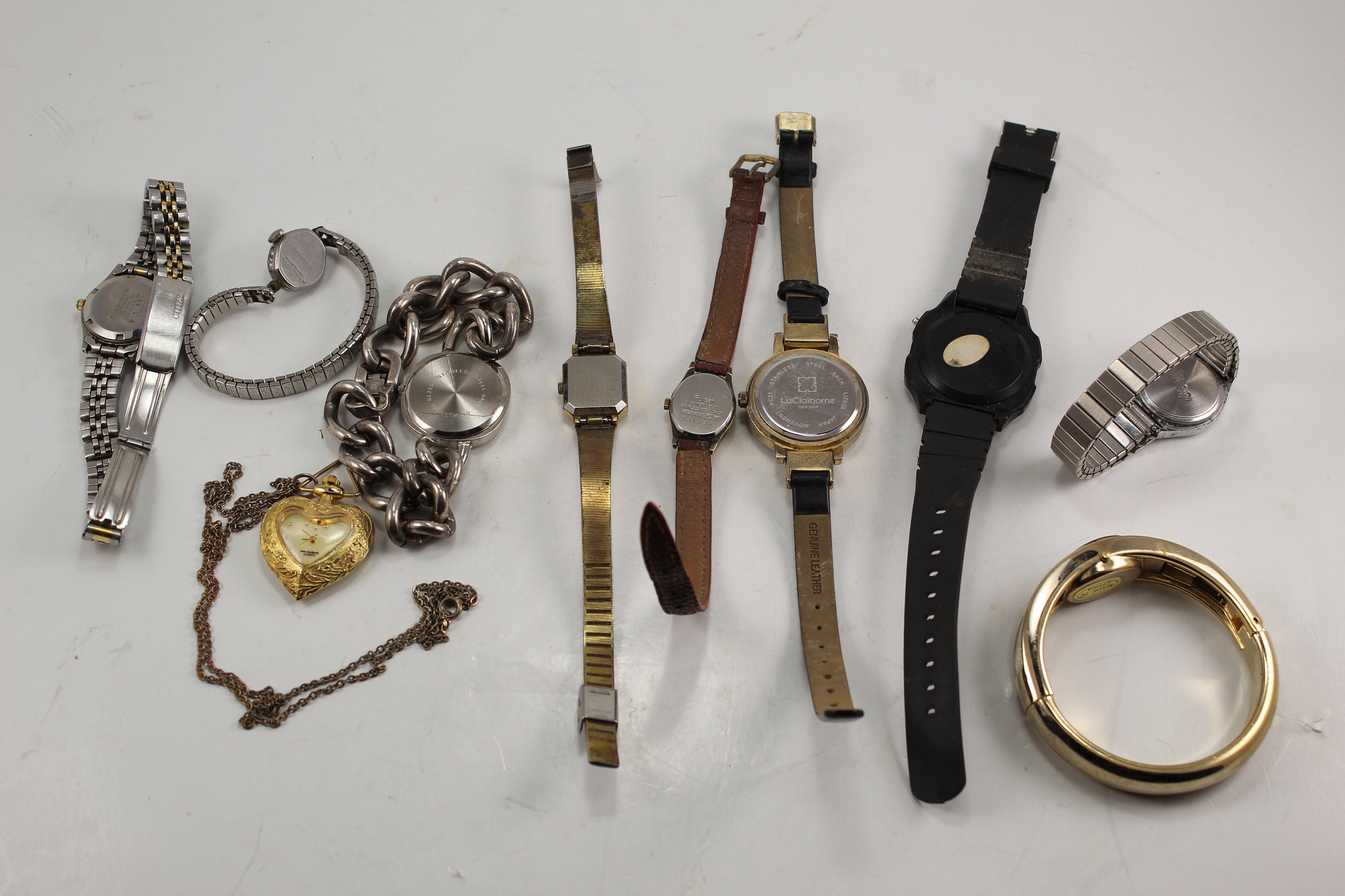 Lot of 10 Women's Vintage Watches, 1970's to the 1990's. as Is. for ...