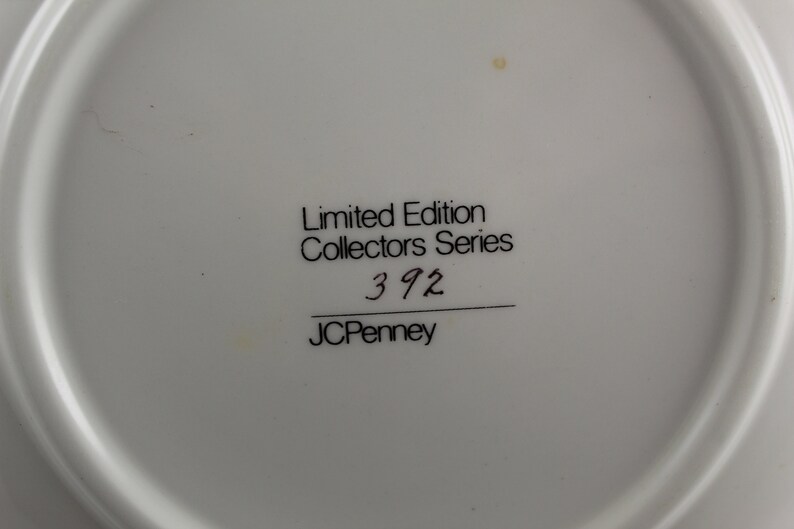 1972 Limited Edition JC Penney Christmas Plate Etsy