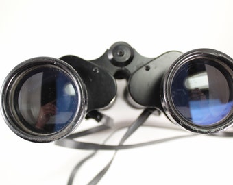Vintage 1960s Scotty-Ross 6950, 7x50 Stereo Blue Coated Binoculars.  Made in Japan.  Still works well!  Sale!  Was 60.00, now 50.00!