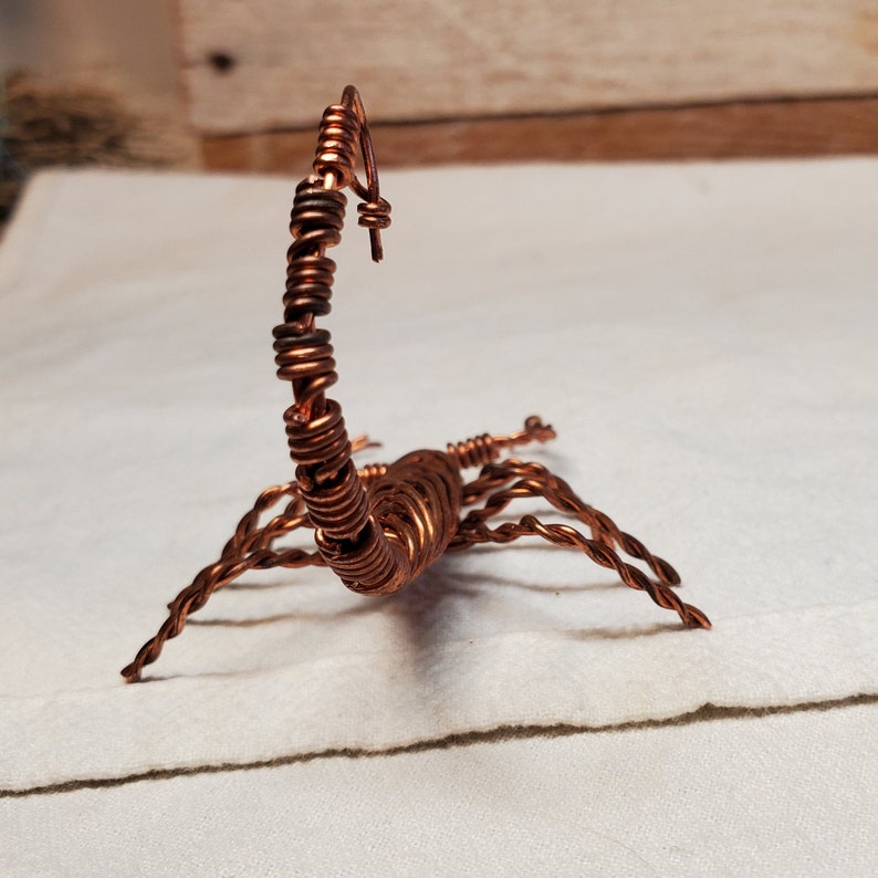 Handmade Wire Scorpion Wire Sculpture Recycled Wire Wire Scorpion