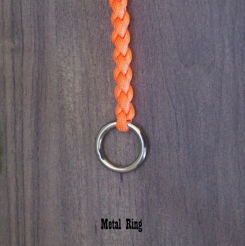 Paracord Piggin' String Cattle TieDown Rope Metal Ring Etsy
