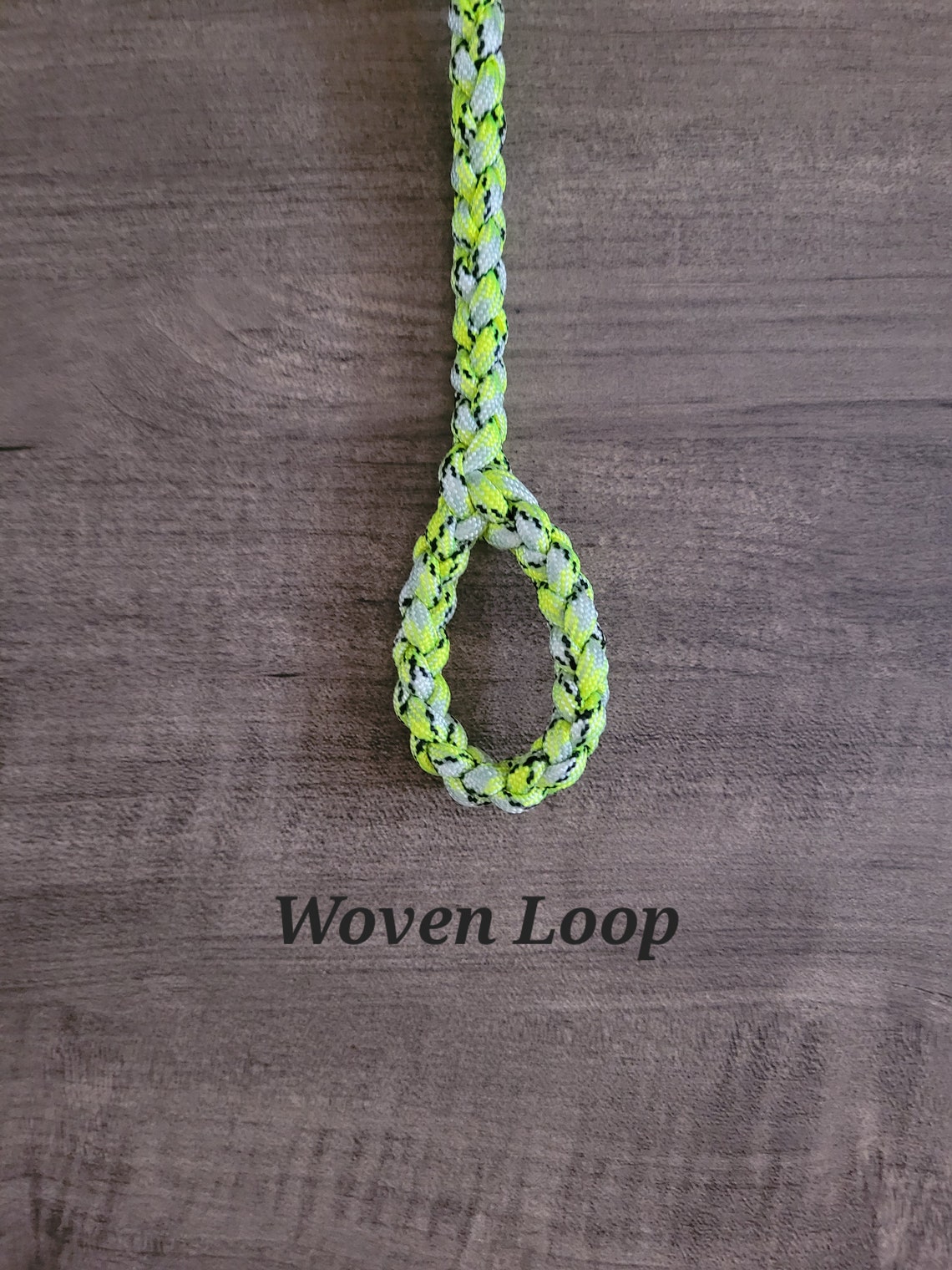 Paracord Piggin' String, Cattle Tiedown Rope, Woven Loop, 310 Ft