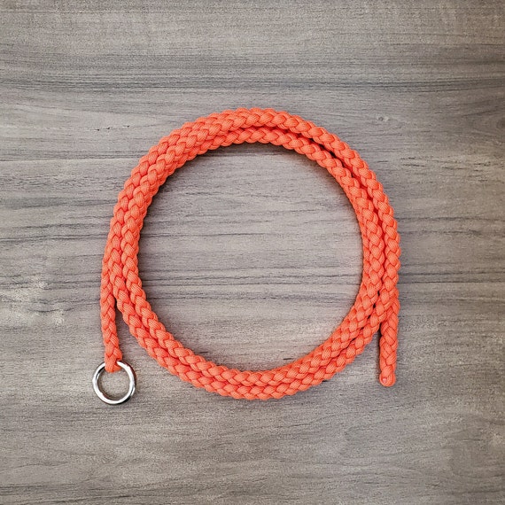 Paracord Piggin' String, Cattle Tie-down Rope, Metal Ring, 3-10 Ft.  Options, Hi-viz Orange -  Canada