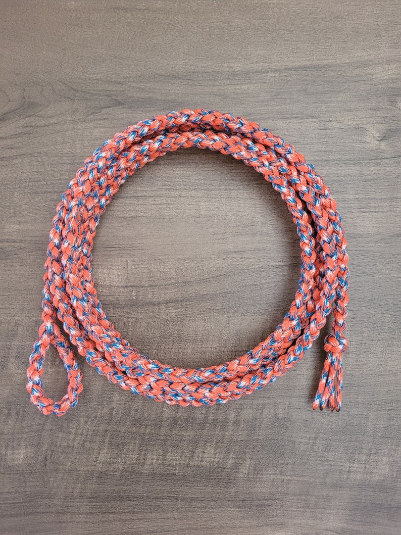 String Line Cattle Roping Paracord Piggin' String, Cattle Tie-down Rope, Woven Loop, 3-10 Ft ...