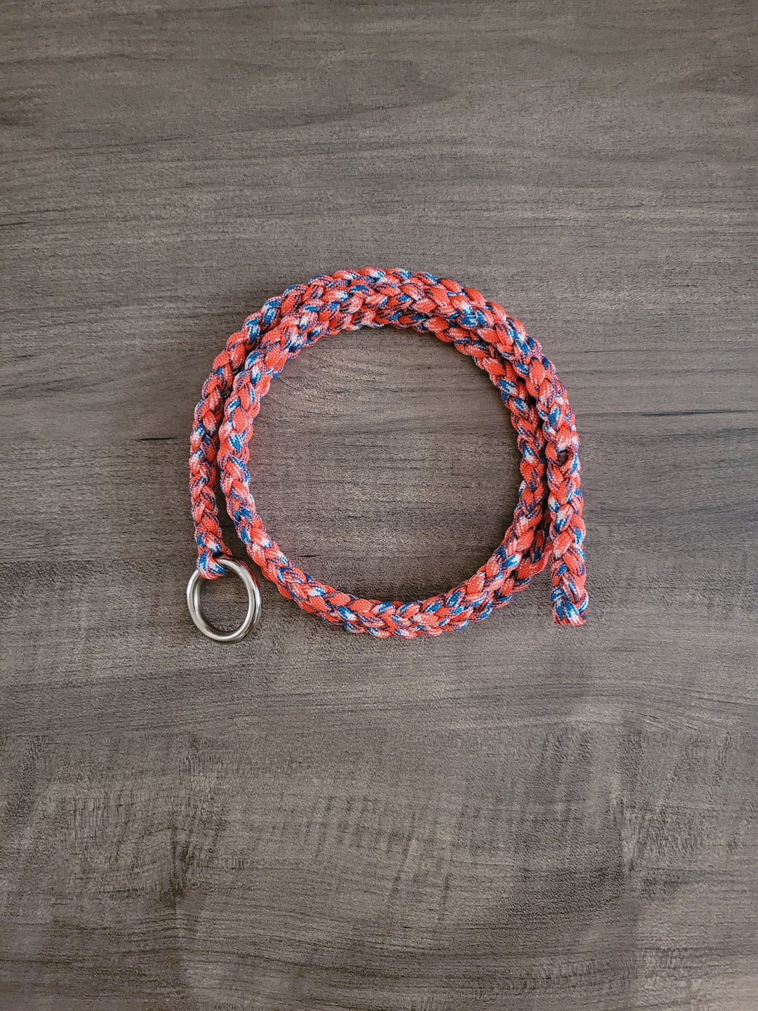 Paracord Piggin' String, Cattle Tiedown Rope, Metal Ring, 310 Ft
