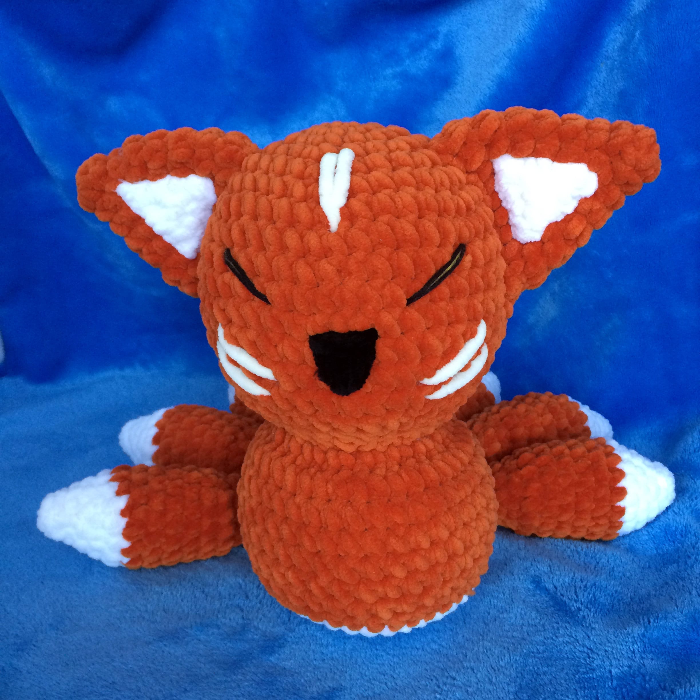 Fox Kitsune plush toy 7 tail Kitsune Japanese culture fox Etsy